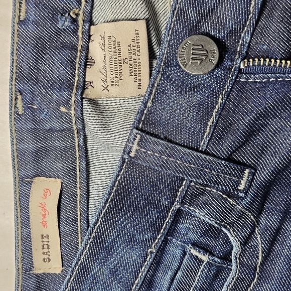 William Rast Women's Jeans Size 25 Sadie Straight Leg Low-rise Medium Wash - Picture 6 of 6
